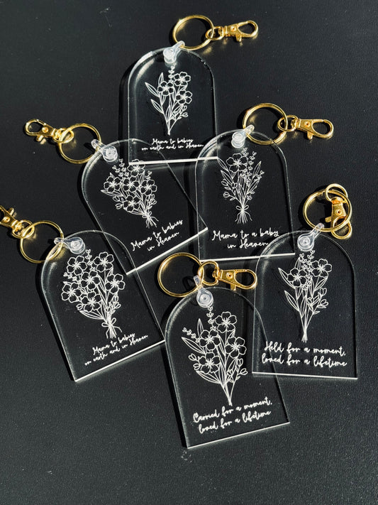 Baby Memorial Keychains