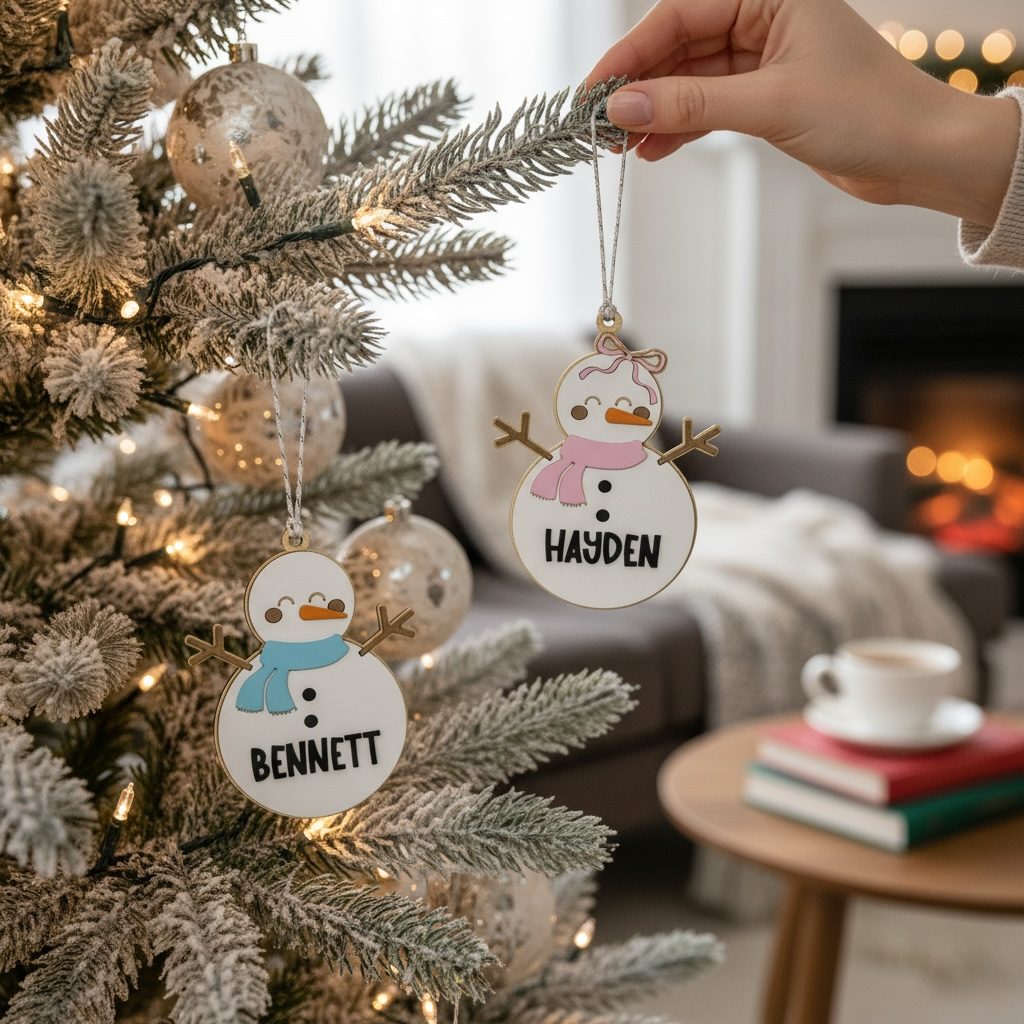 Snowmen Stocking Tags